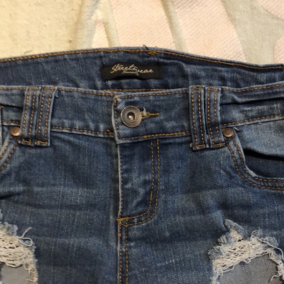 Streetwear Soceity - Blue Jean Shorts - Picture 4 of 6